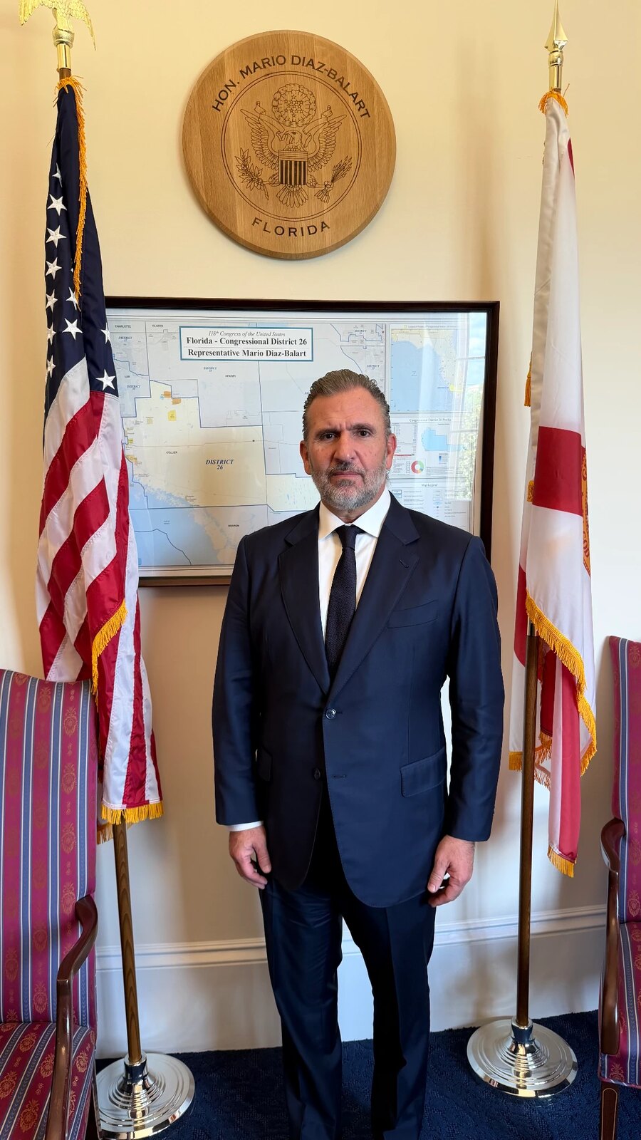 Roberto Arzú photographed during a working visit in Washington, D.C.