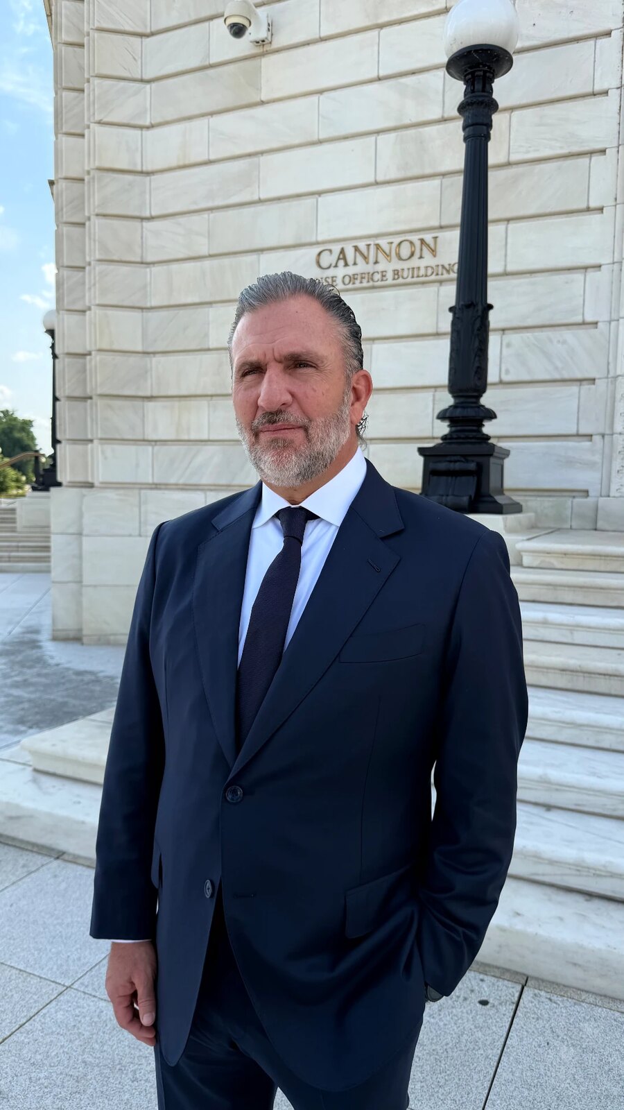 Roberto Arzú photographed during a working visit in Washington, D.C.