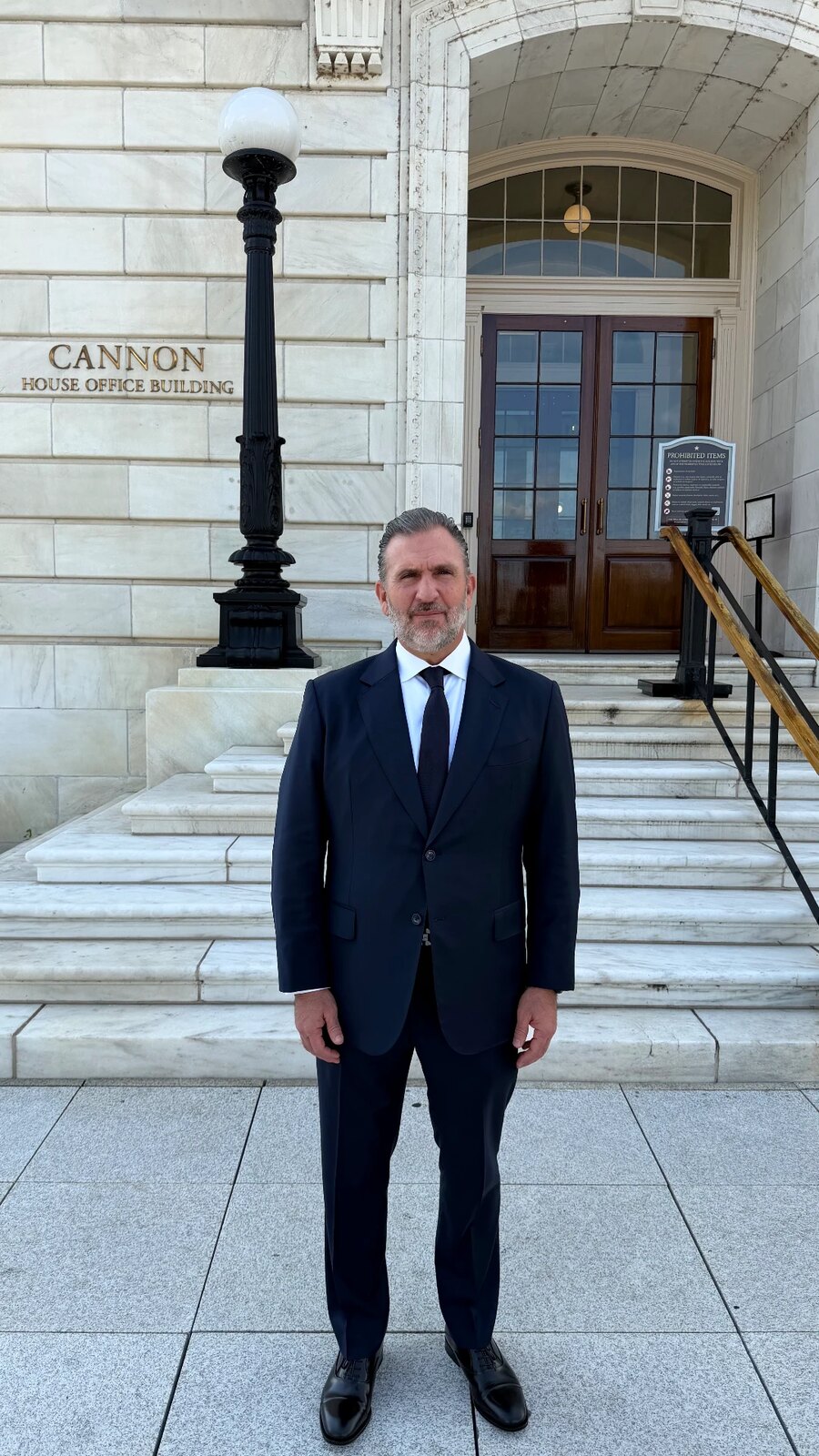 Roberto Arzú photographed during a working visit in Washington, D.C.